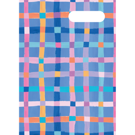 Book Jacket Spencil A4 Pastel Plaid Designs