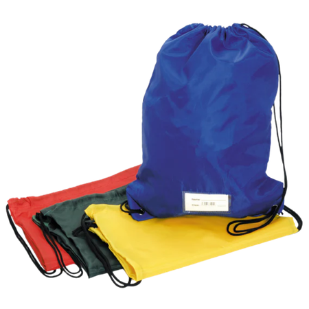 Draw Cord Bag EC Waterproof Nylon 44X33cm Asstd Colours