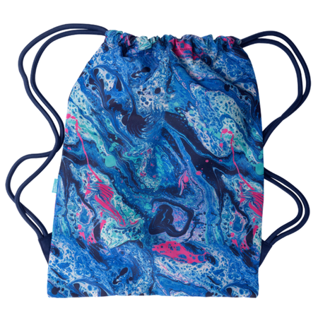 Drawstring Bag Spencil Big Liquid Marble