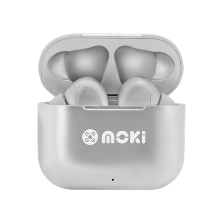 Earbuds MokiPods True Wireless Silver