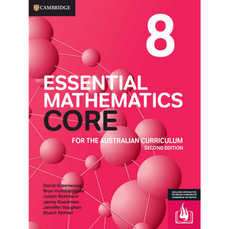 Essential Mathematics CORE for the Australian Curriculum 2E Year 8 (print and interactive textbook)