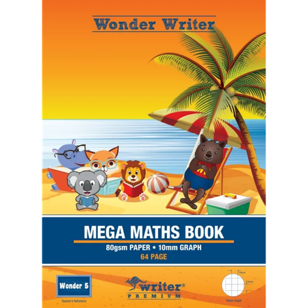 Graph Book Writer 330x240mm 80GSM 10mm 64pg Wonder 5