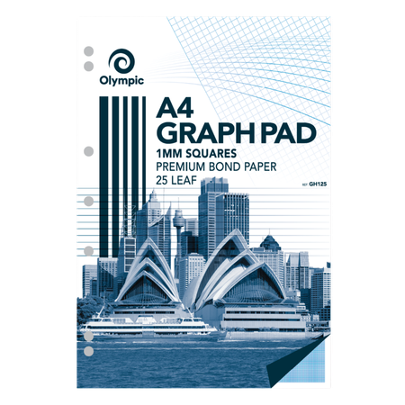Graph Pad Olympic A4 1mm 25LF GH125