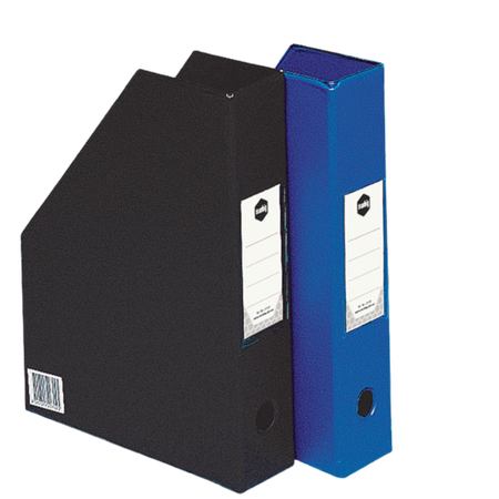 Magazine Holder Marbig A4 PVC Black