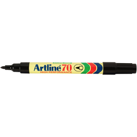 Marker Permanent Artline 70 Bullet 1.5mm Black
