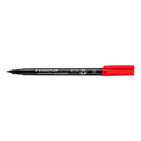 Marker Permanent Staedtler 317 Bullet 1mm Red