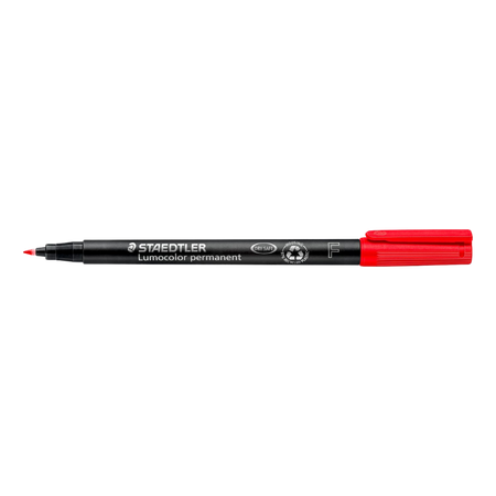 Marker Permanent Staedtler 318 Bullet 0.6mm Red