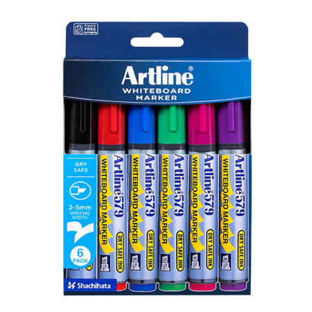 Marker Whiteboard Artline 579 Chisel Wallet 6