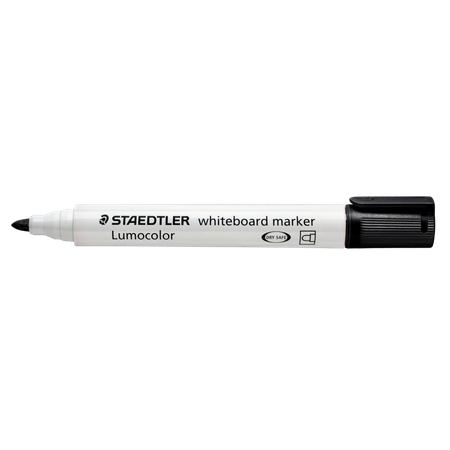 Marker Whiteboard Staedtler Lumocolour 2mm Bullet Black