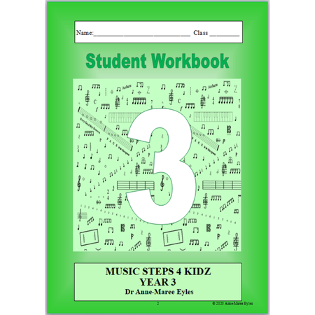 Music Steps 4 Kidz Student Workbook 3