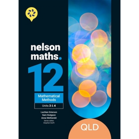 Nelson QCE Mathematical Methods Units 3 & 4 with Nelson MindTap