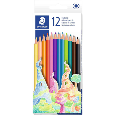 Pencil Coloured Staedtler Noris 175 Pack 12