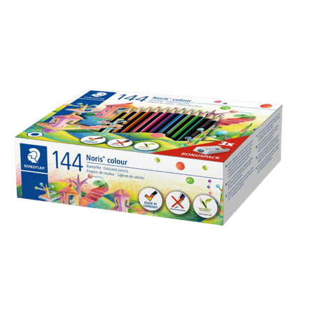Pencil Coloured Staedtler Noris 185 Wopex Box 144