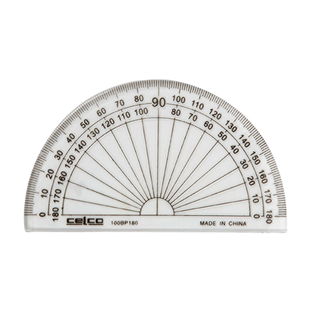 Protractor Celco 100mm 180 Degree