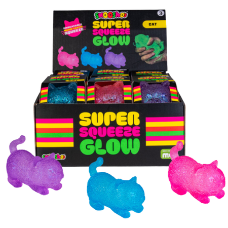 Smoosho's Super Squeeze Glow-in-the-dark Cat