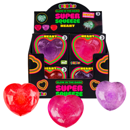 Smoosho's Super Squeeze Glow-in-the-Dark Heart