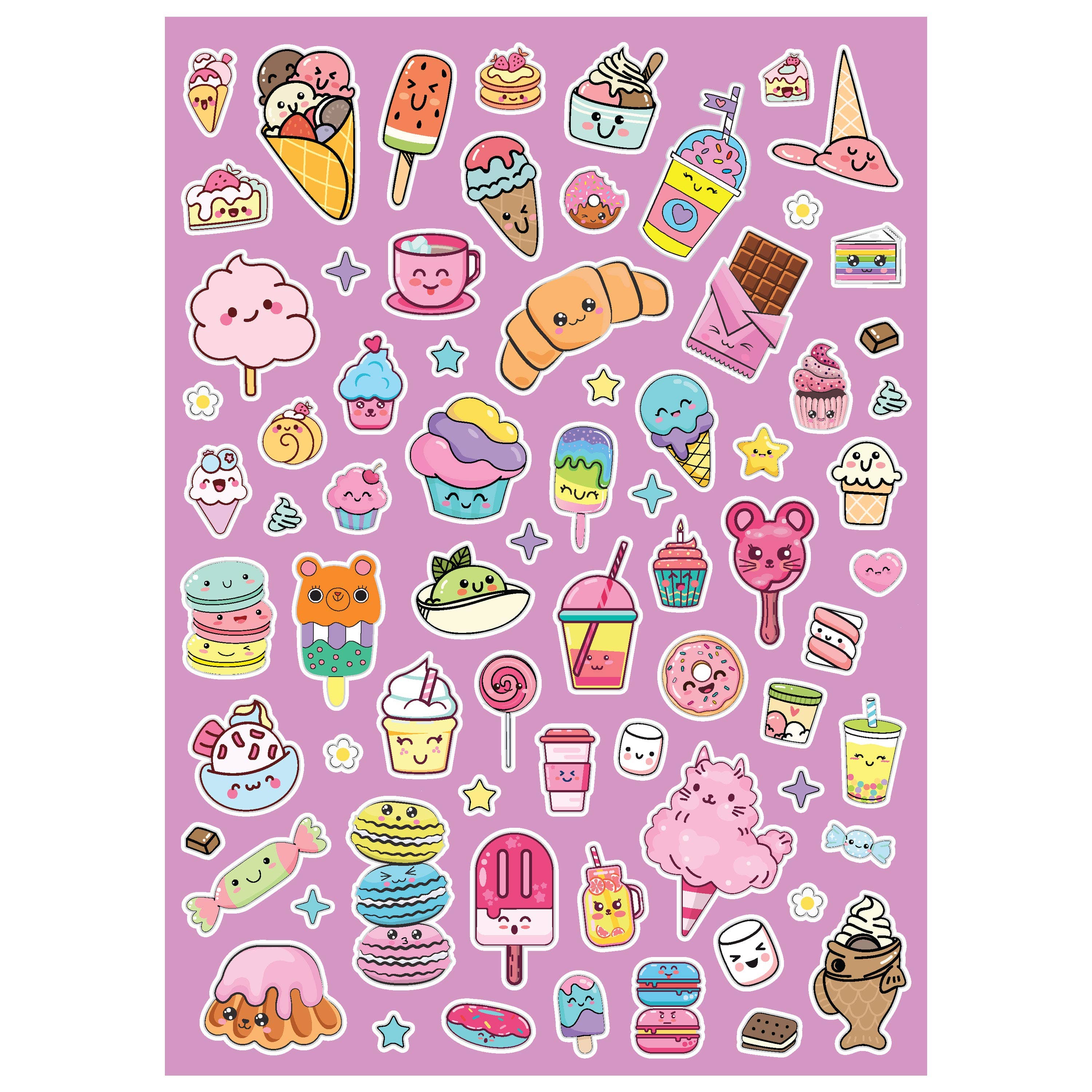Kaleidoscope Colouring Scented Stickers Totally Sweet