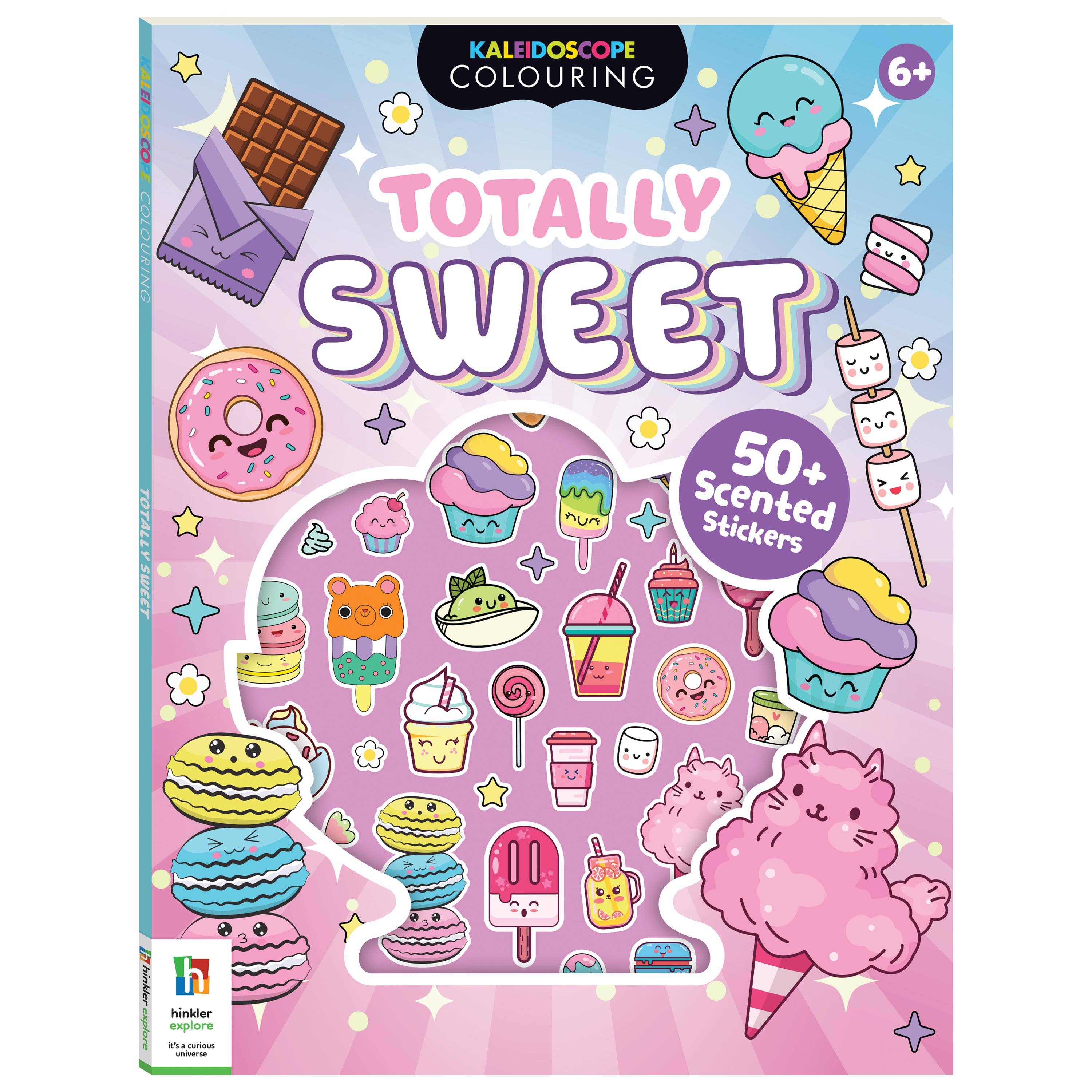 Kaleidoscope Colouring Scented Stickers Totally Sweet