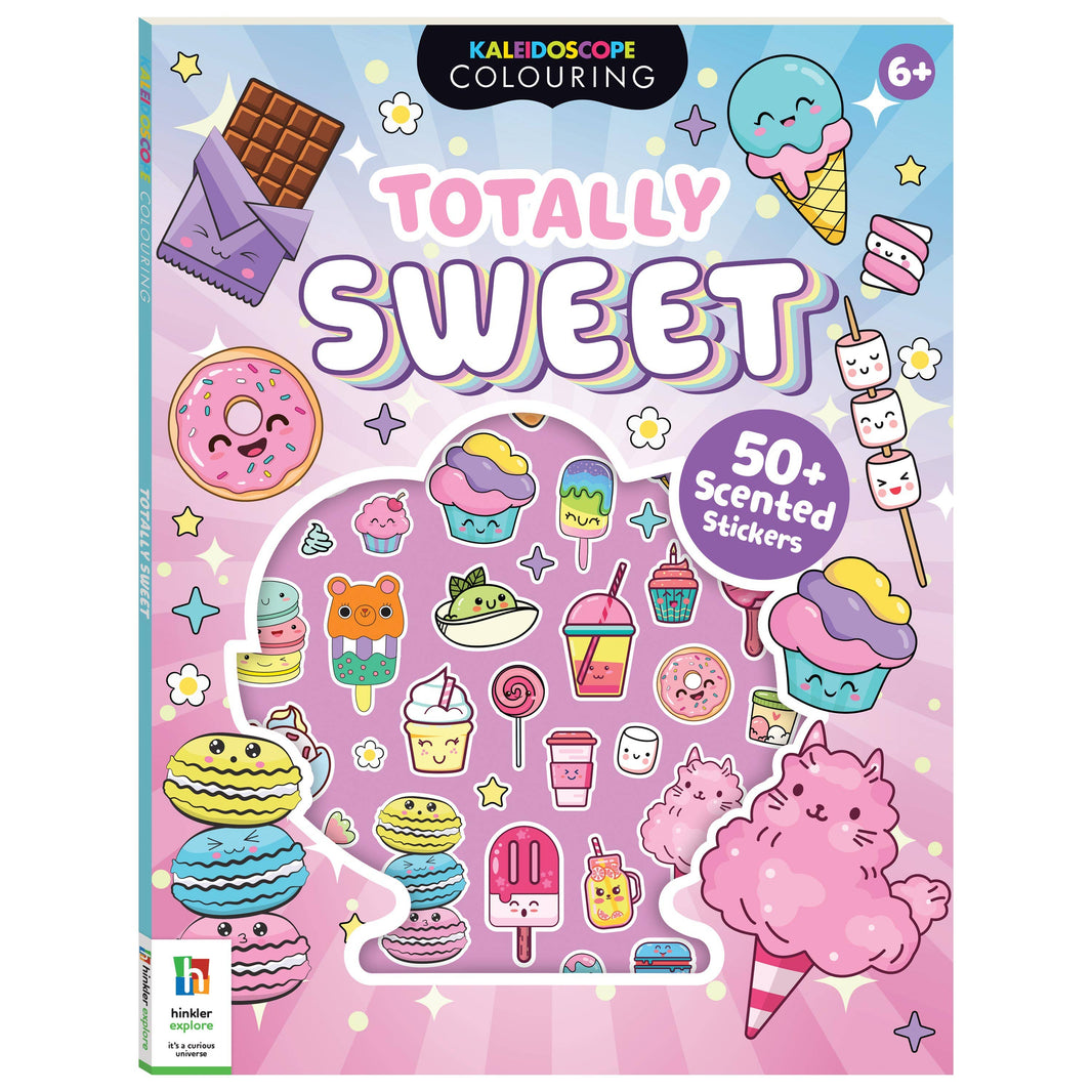 Kaleidoscope Colouring Scented Stickers Totally Sweet