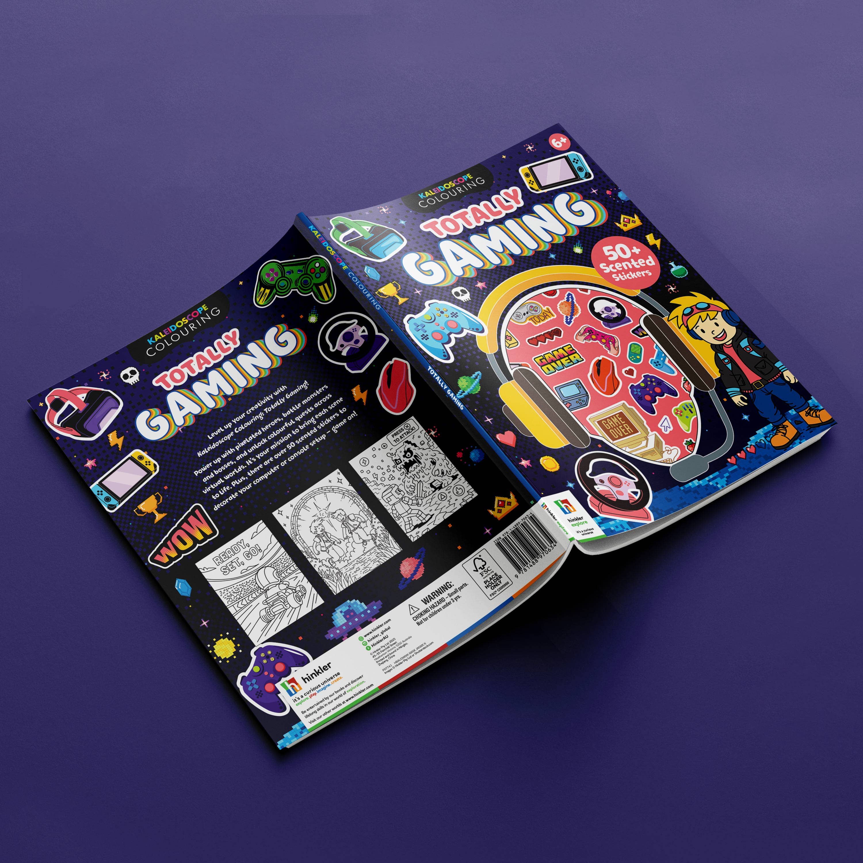 Kaleidoscope Colouring Scented Stickers Totally Gaming