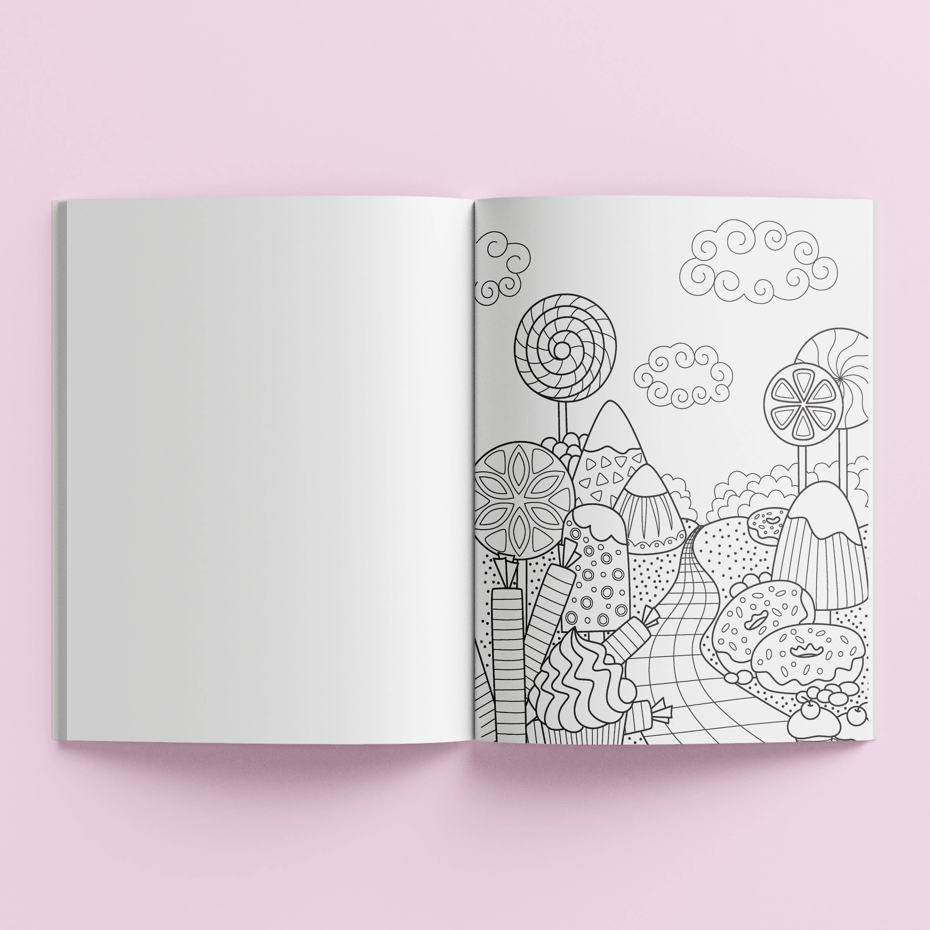 Kaleidoscope Colouring Scented Stickers Totally Sweet