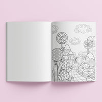 Kaleidoscope Colouring Scented Stickers Totally Sweet