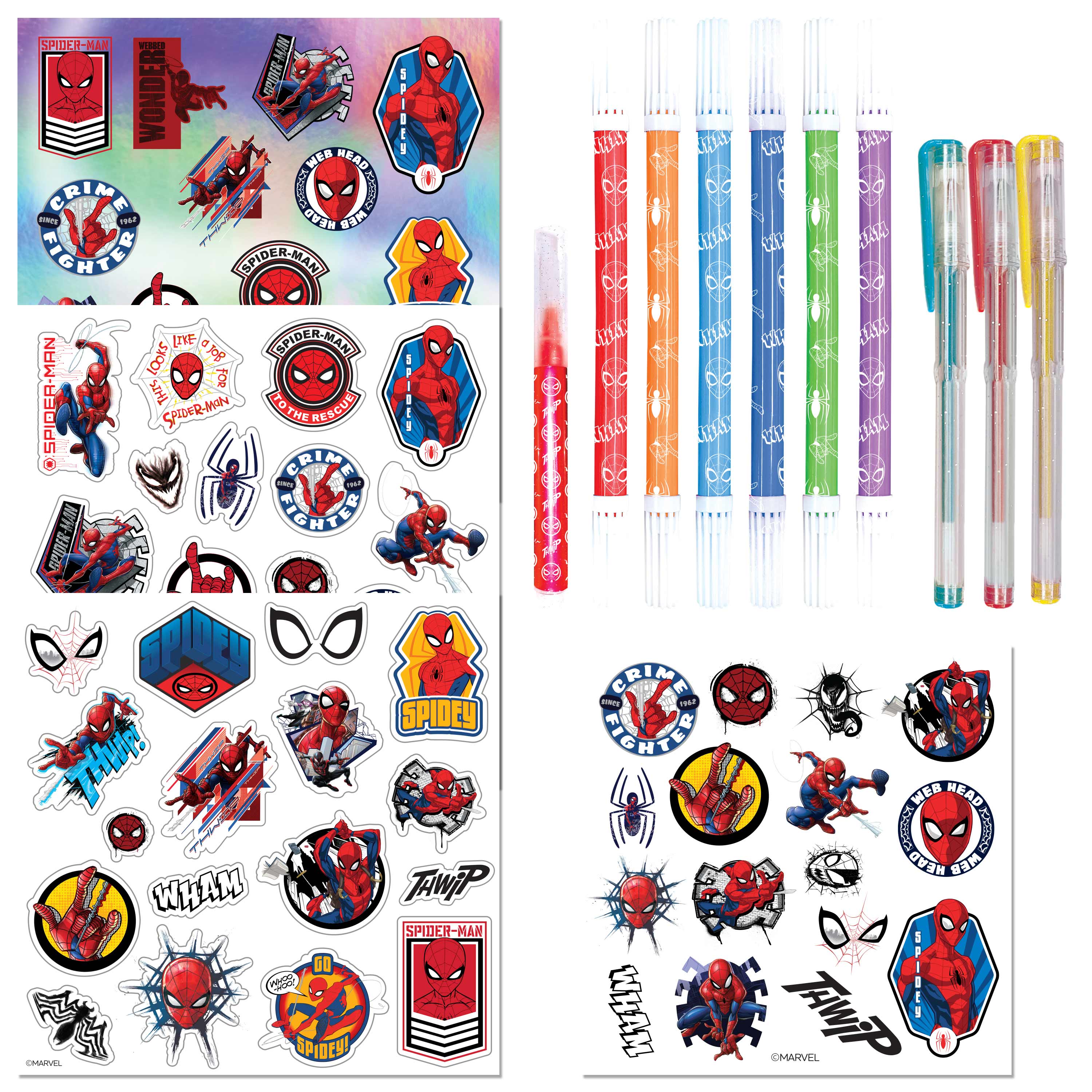 Super Kaleidoscope Spider-Man Colouring & Activity Kit