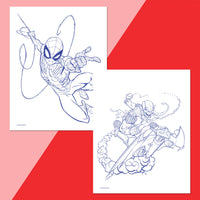 Colour-Me-Magnets Spider-Man