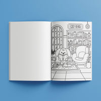 Cosy Colouring Poster Art Mini Moments