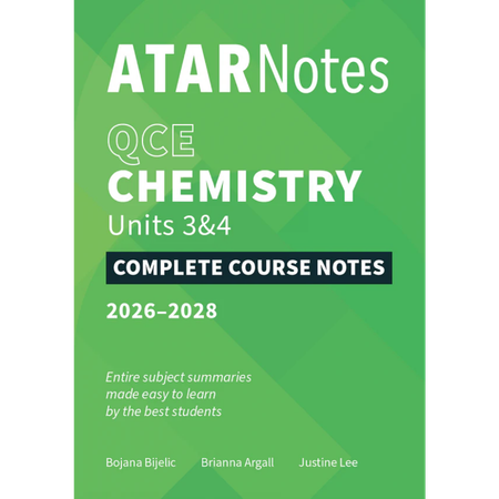 ATAR Notes QCE Chemistry 3&4 Notes (2026-2028)