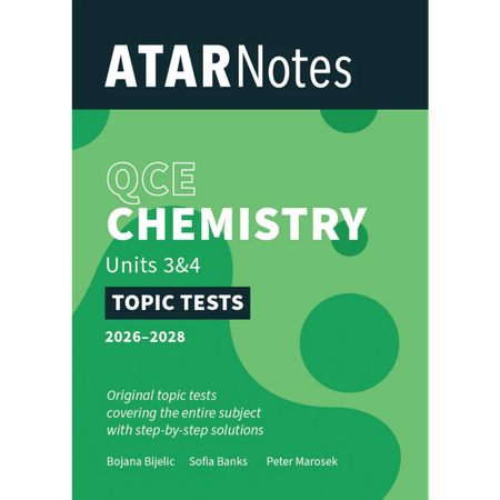 ATAR Notes QCE Chemistry 3&4 Topic Tests (2026-2028)