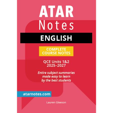 ATAR Notes QCE English 1&2 Notes (2025-2027)