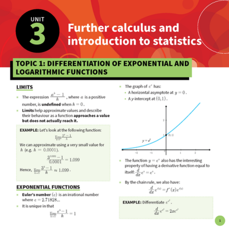 ATAR Notes QCE Maths Methods 3&4 Summary Sheets