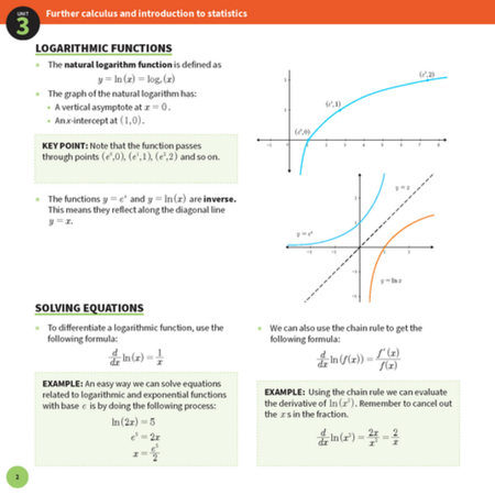 ATAR Notes QCE Maths Methods 3&4 Summary Sheets