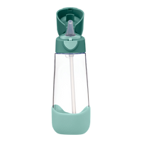 B.Box Sports Spout Bottle 600ml Emerald Forest