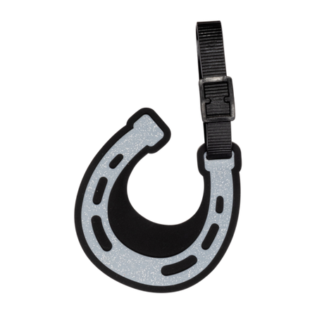 Bag Tag Spencil Black & White Horses