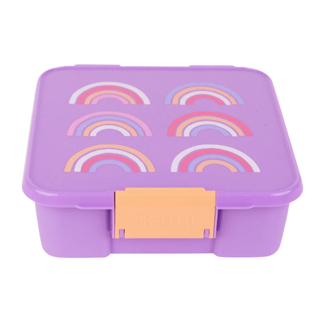 Bento Lunch Box MontiiCo Three Rainbow Roller