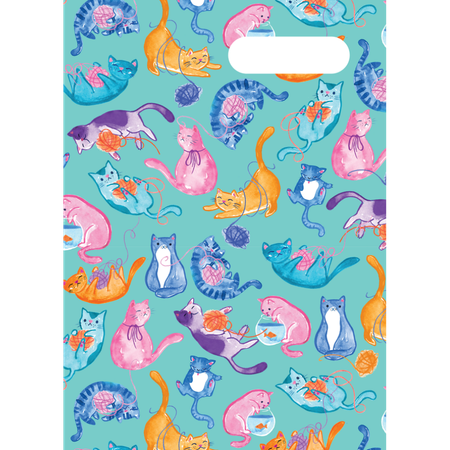 Book Jacket Spencil A4 Crazy Cats Designs