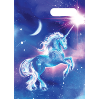 Book Jacket Spencil A4 Moonlit Unicorn Designs