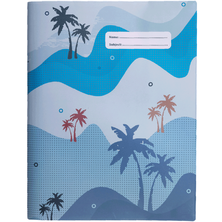 Book Jacket Spencil Exercise Book (9x7) Cool Dunes