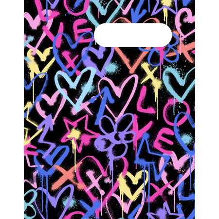 Book Jacket Spencil Exercise Book (9x7) Hearts & Crosses