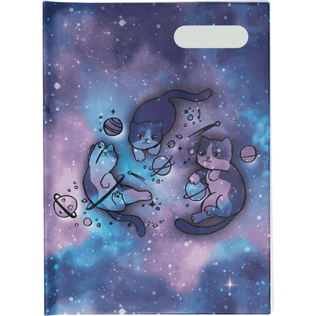 Book Jacket Spencil Scrapbook Cat-a-cosmic