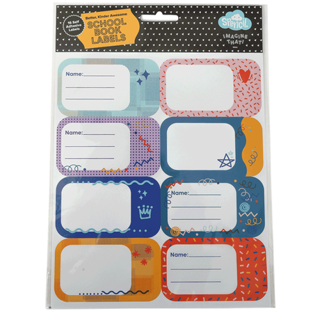 Book Labels Spencil Multicolour