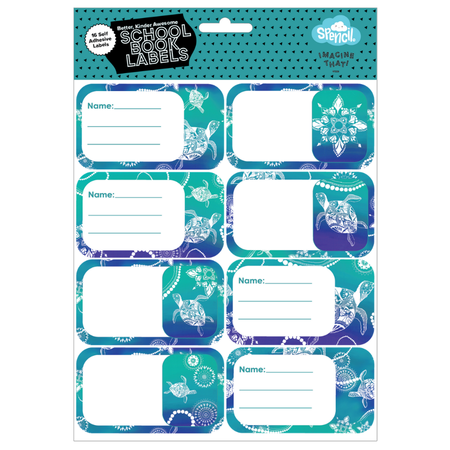 Book Labels Spencil Turtle of Life