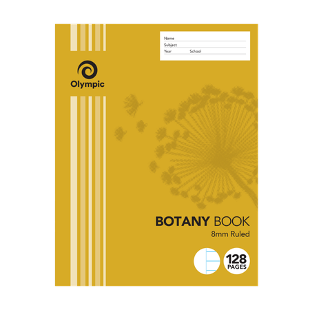 Botany Book Olympic 225x175 8mm Ruled 128pg T2812