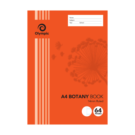 Botany Book Olympic A4 14mm Ruled 64pg T146i
