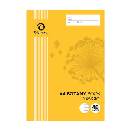 Botany Book Olympic A4 Year 3/4 48pg TY34i