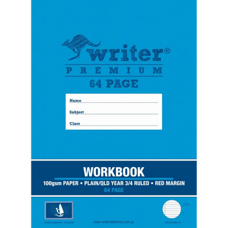 Botany Book Writer Premium 330x240mm 100GSM Year 3/4 64pg Windsurfer