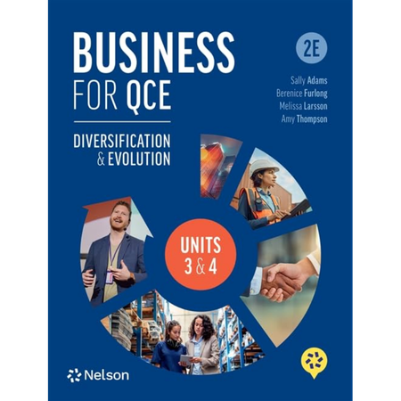 Business for QCE: Units 3&4: Diversification and Evolution Student Book with Nelson MindTap