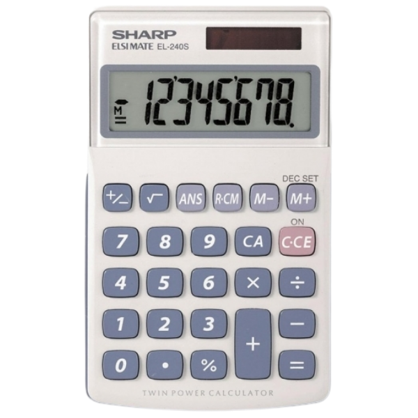 Calculator Sharp EL240SAB Basic Dual Power
